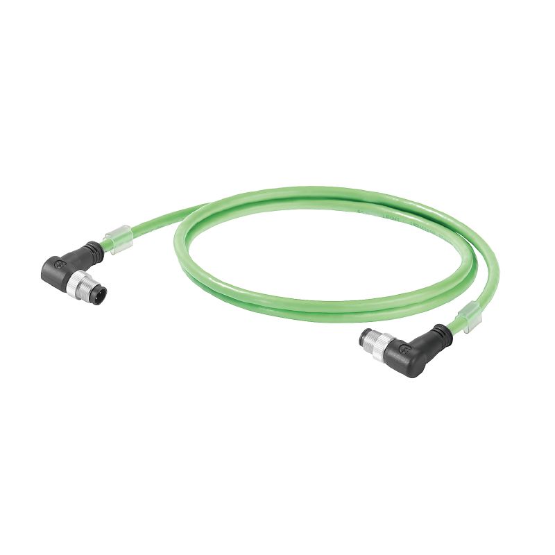 Conector macho M12 acodado - Conector macho M12 acodado