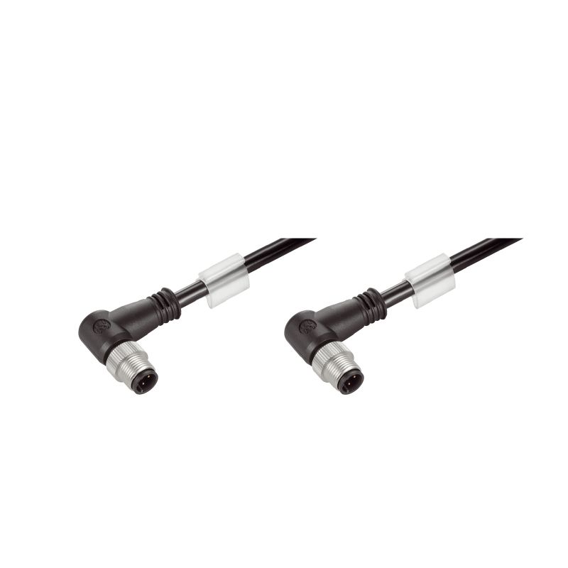 Conector macho M12 acodado - Conector macho M12 acodado