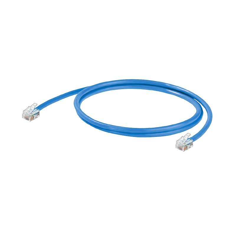 Cavo patch RJ12 blu